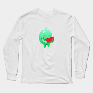 Eating watermelon, Burntboo Long Sleeve T-Shirt